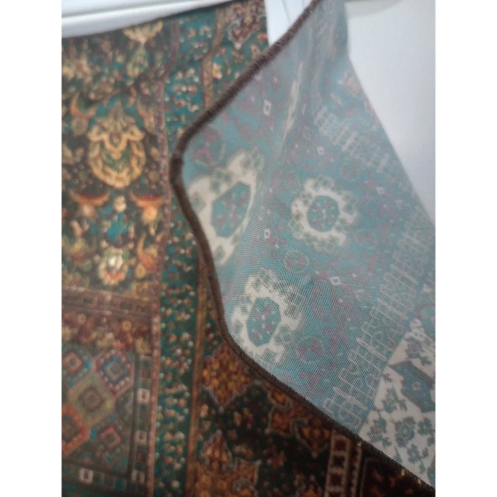 Vintage Boho Patchwork Persian Rug Print‎ Scarf 21